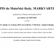 Oznmen o zpisu do M Markvartice pro koln rok 2025/2026